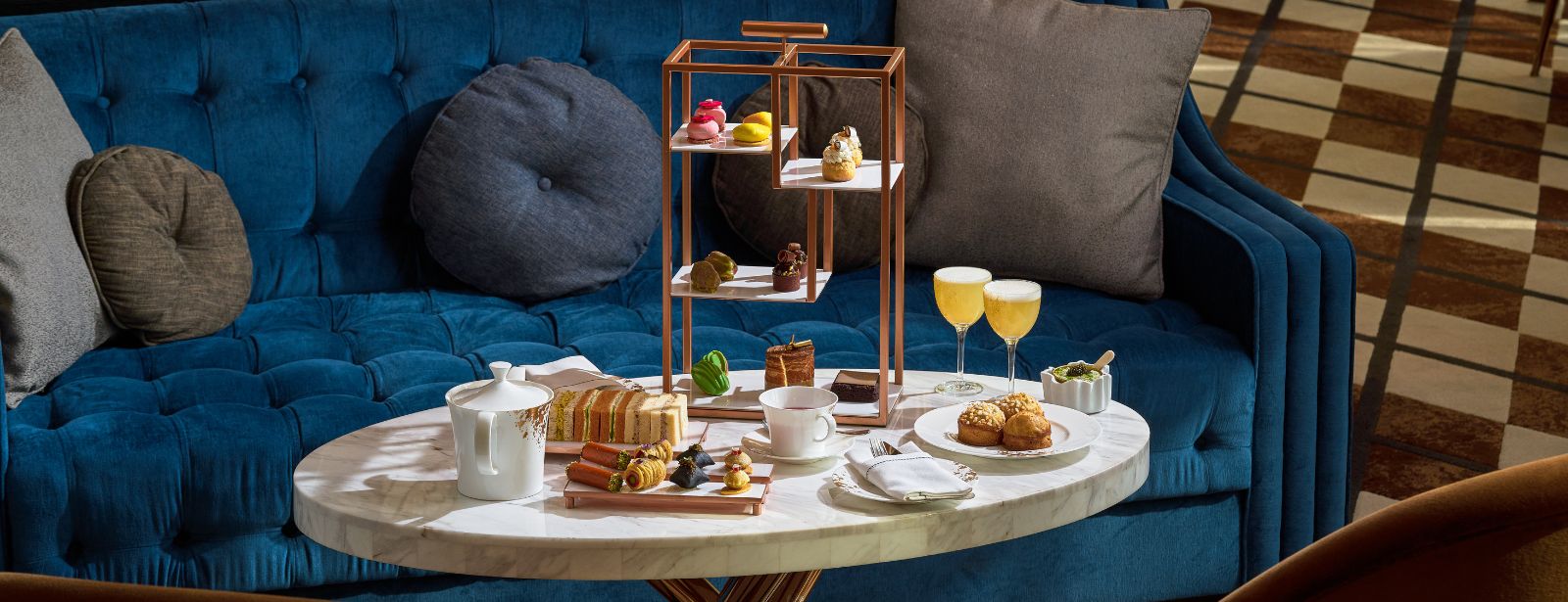 Signature Afternoon Tea at Peacock Alley DIFC Brunches at dubaitraveltours.com