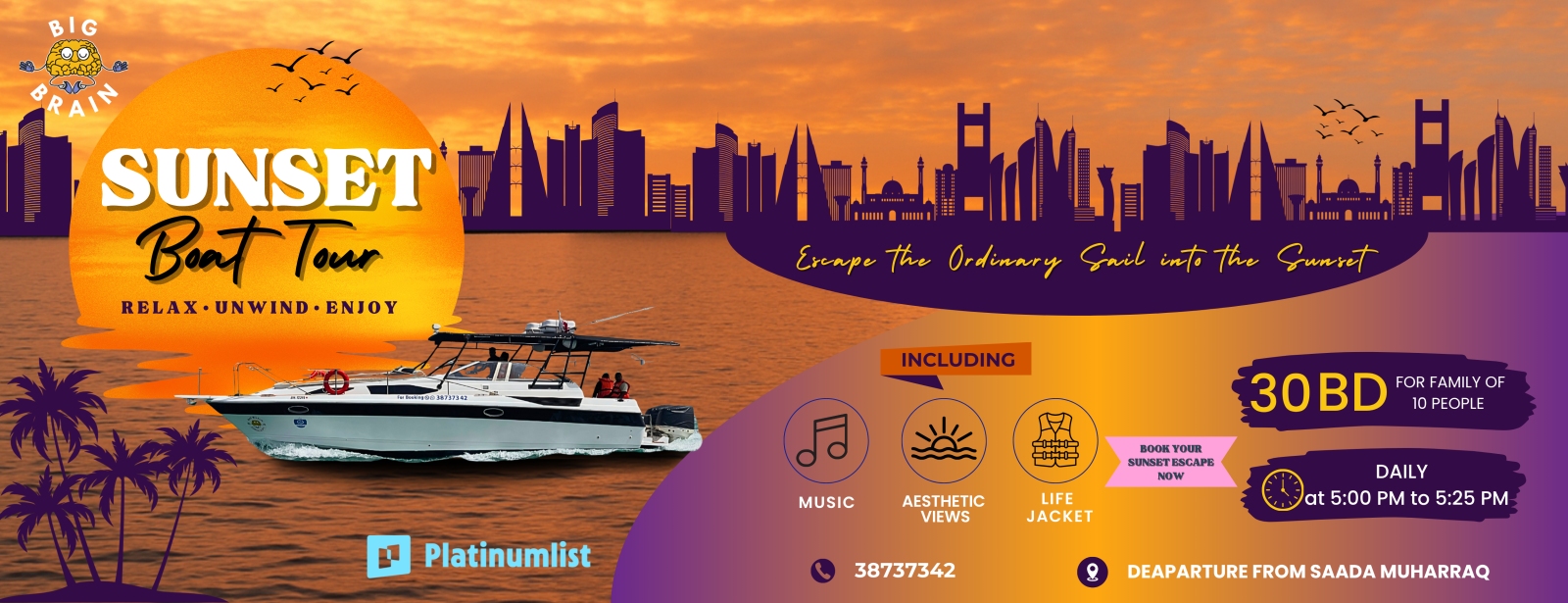 Sunset Boat Tour Boat Tours and Cruises at dubaitraveltours.com