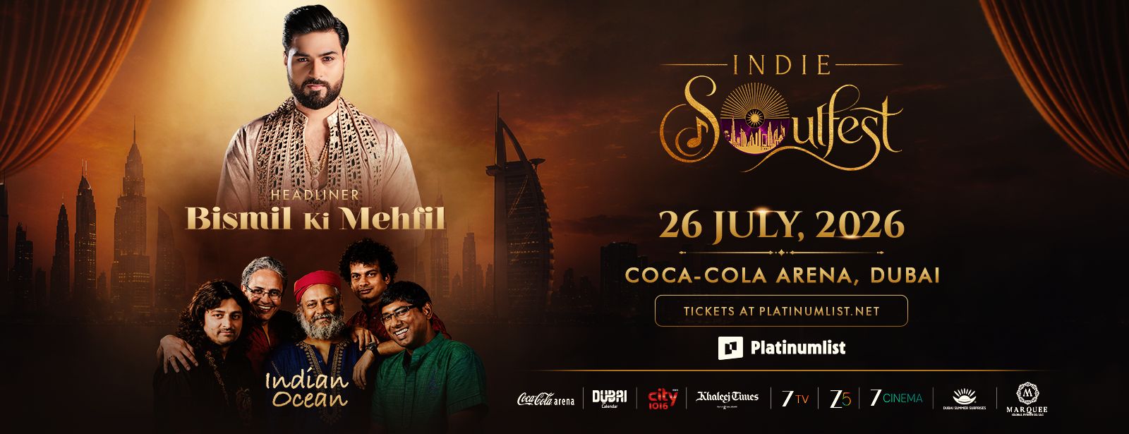 Indie Soulfest with Bismil and Indian Ocean Concerts at dubaitraveltours.com