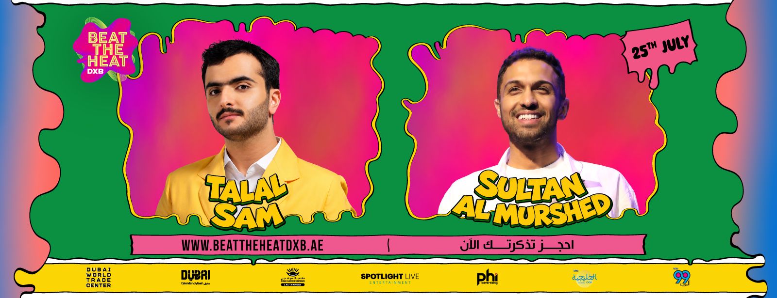 Beat The Heat DXB Season 5 ft Talal Sam & Sultan Murshid Live at DWTC Concerts at dubaitraveltours.com Beat The Heat DXB Season 5 ft Talal Sam & Sultan Murshid Live at DWTC Concerts at dubaitraveltours.com