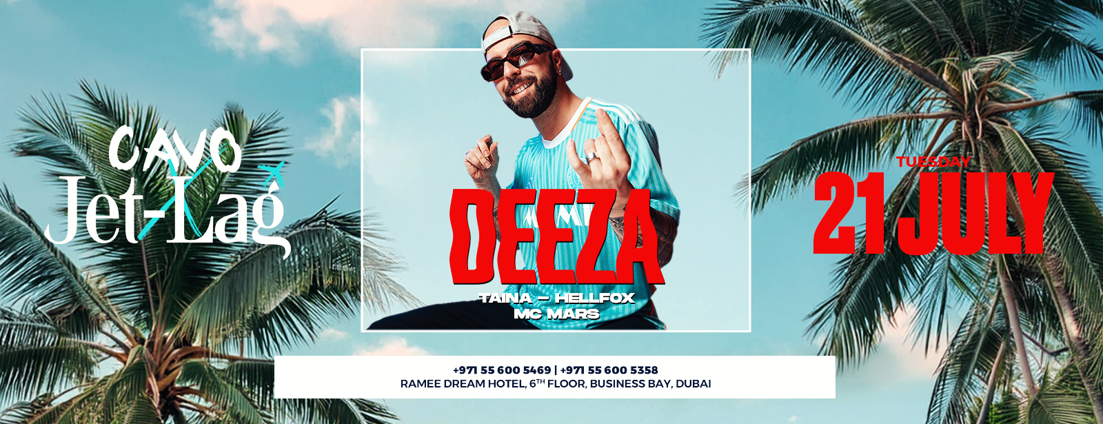 Jet-Lag Presents Deeza in Dubai Nightlife at dubaitraveltours.com