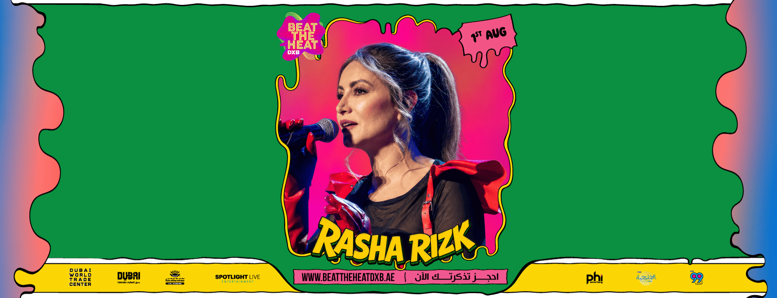 Beat The Heat DXB Season 5 ft Rasha Rizk Live at DWTC Concerts at dubaitraveltours.com