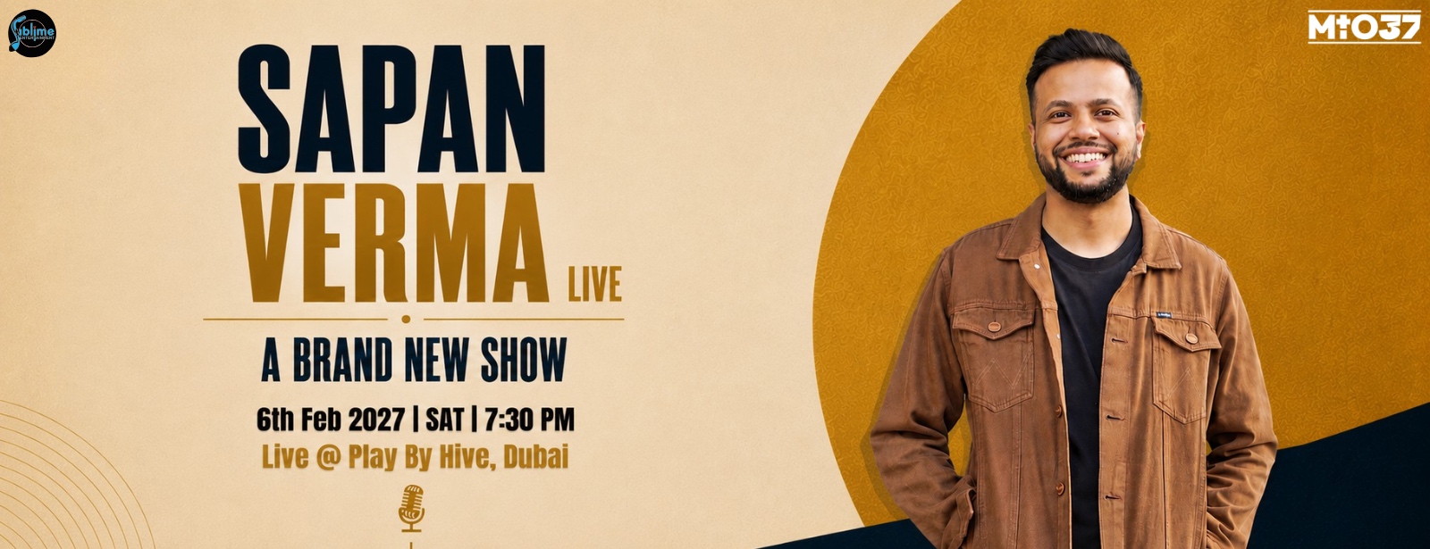 Sapan Verma Live in Dubai Comedy Events at dubaitraveltours.com