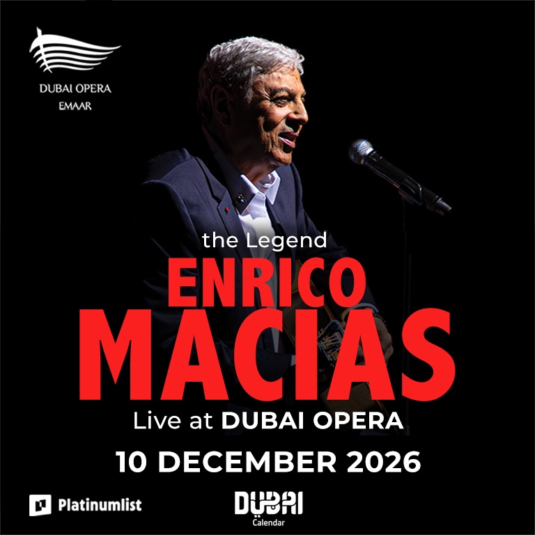 Enrico Macias at Dubai Opera