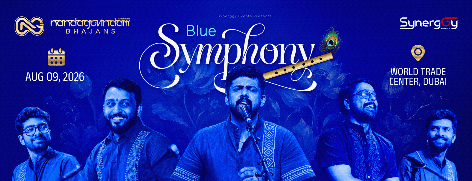 Blue Symphony by Nandagovindam Connect in Dubai Concerts at dubaitraveltours.com