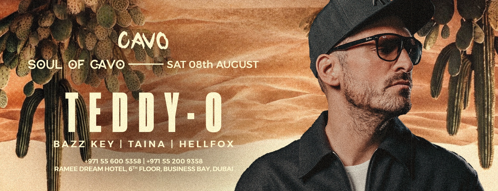 Soul of Cavo featuring Teddy-O live in Dubai Nightlife at dubaitraveltours.com