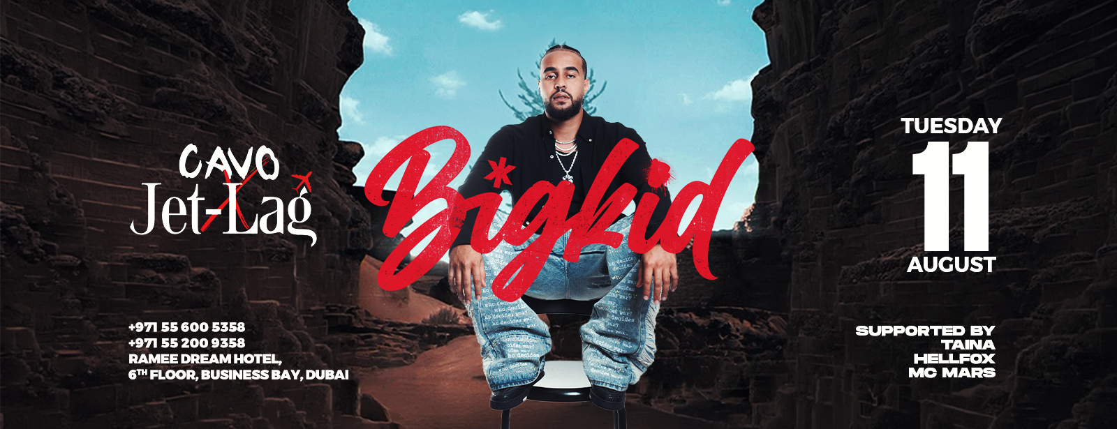 Jet-Lag Presents BigKid in Dubai Nightlife at dubaitraveltours.com