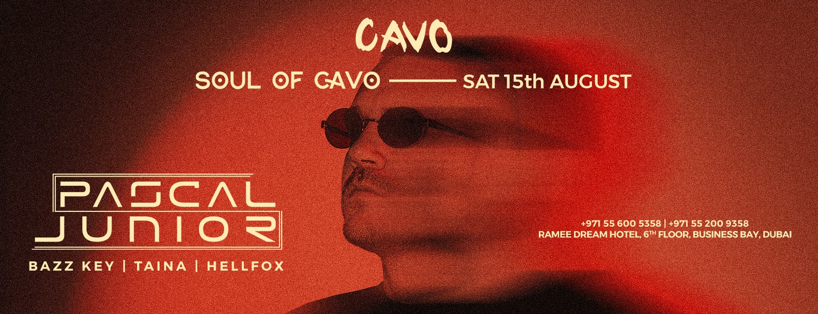 Soul of Cavo Featuring Pascal Junior Live in Dubai Nightlife at dubaitraveltours.com