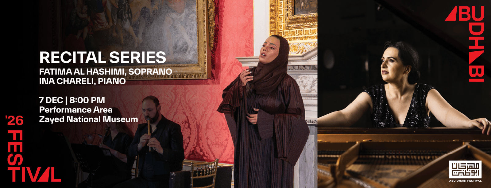 Recital Series: Fatima Al Hashimi and Ina Chareli at Abu Dhabi Festival 2026 Concerts at dubaitraveltours.com