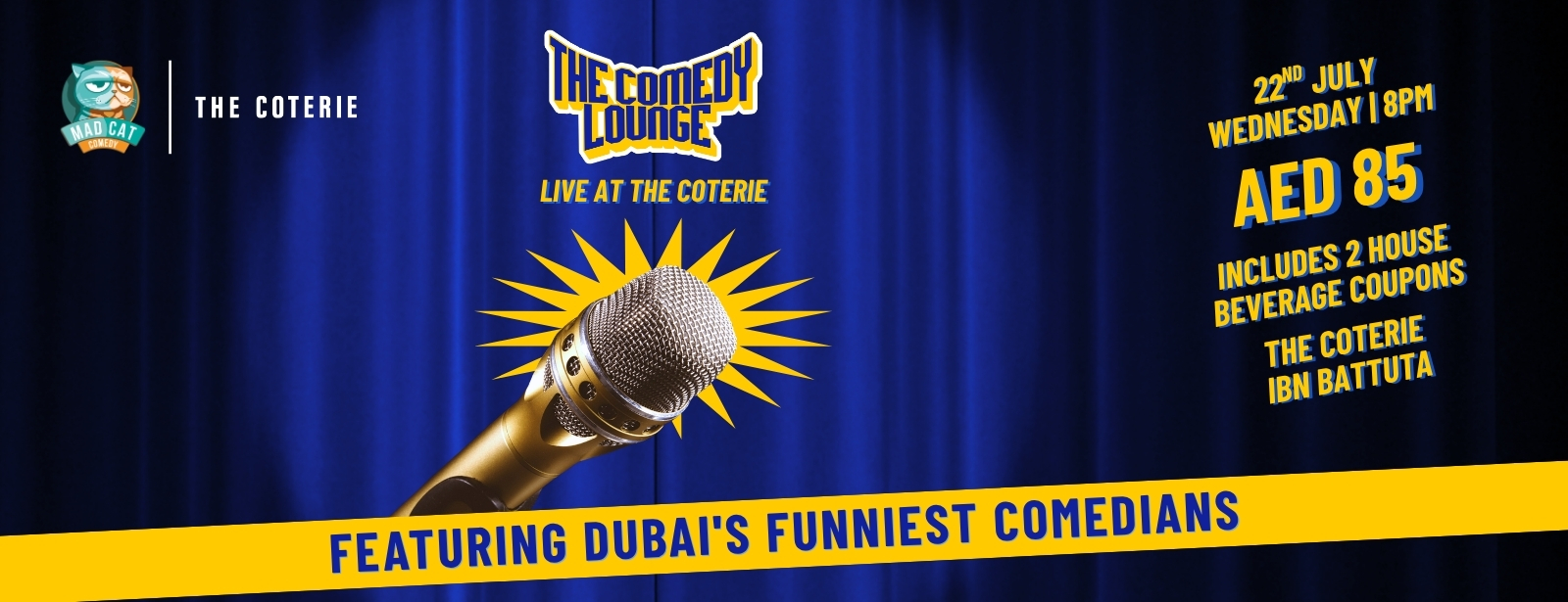 The Coterie - The Comedy Lounge in Dubai Comedy Events at dubaitraveltours.com