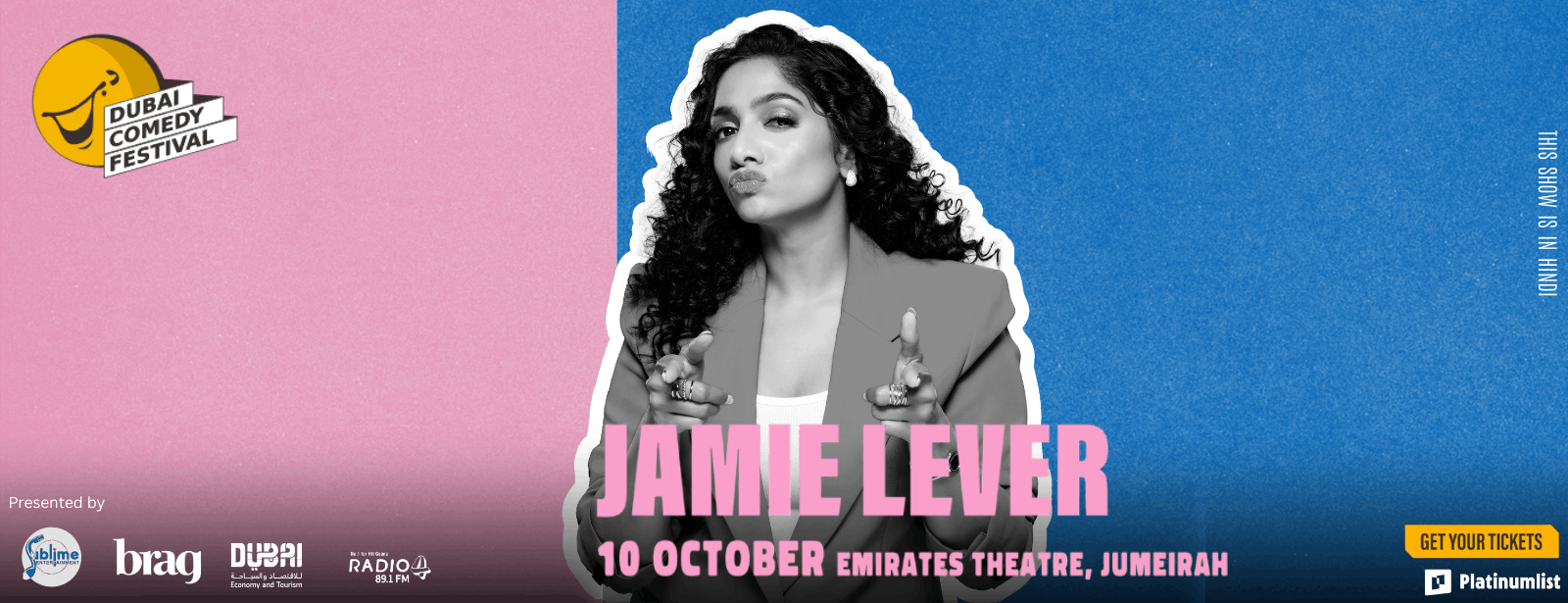 Jamie Lever Live in Dubai Comedy Festival Comedy Events at dubaitraveltours.com