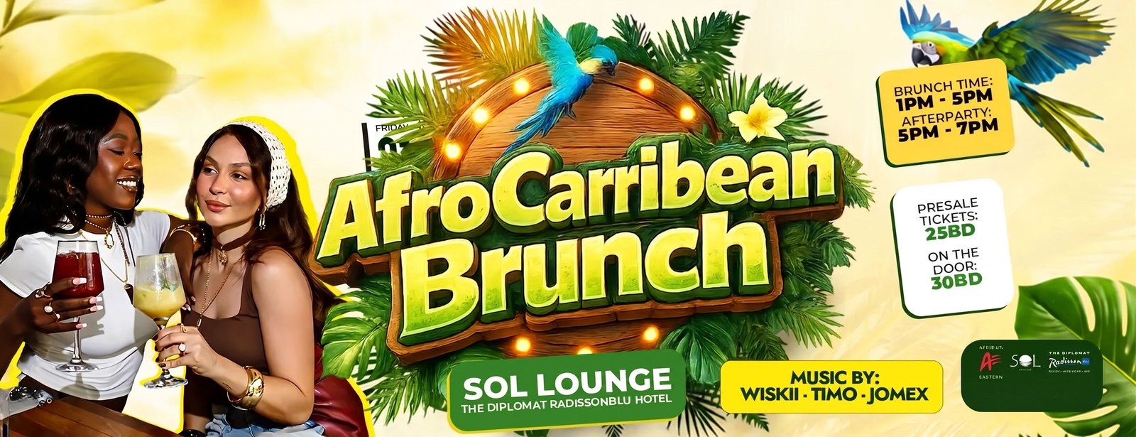 Afro Caribbean Brunch at SOL Lounge, The Diplomat Radisson Blu Hotel, Residence & Spa Brunches at dubaitraveltours.com Afro Caribbean Brunch at SOL Lounge, The Diplomat Radisson Blu Hotel, Residence & Spa Brunches at dubaitraveltours.com