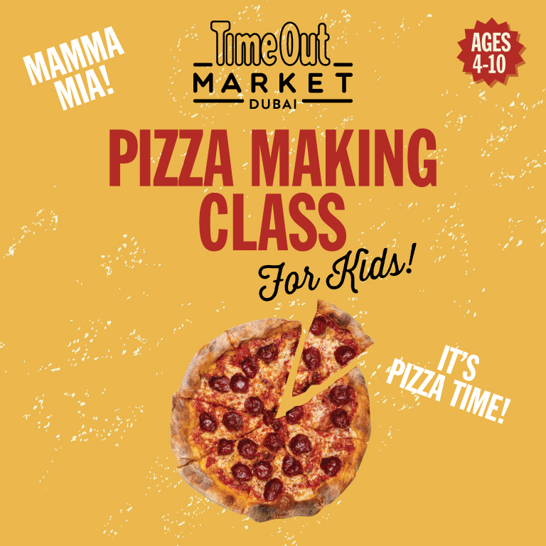 Pizza Making Class for Kids at Time Out Market in Dubai