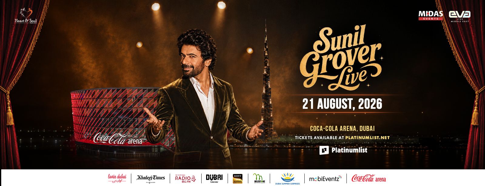 Sunil Grover in Dubai Desi Events at dubaitraveltours.com
