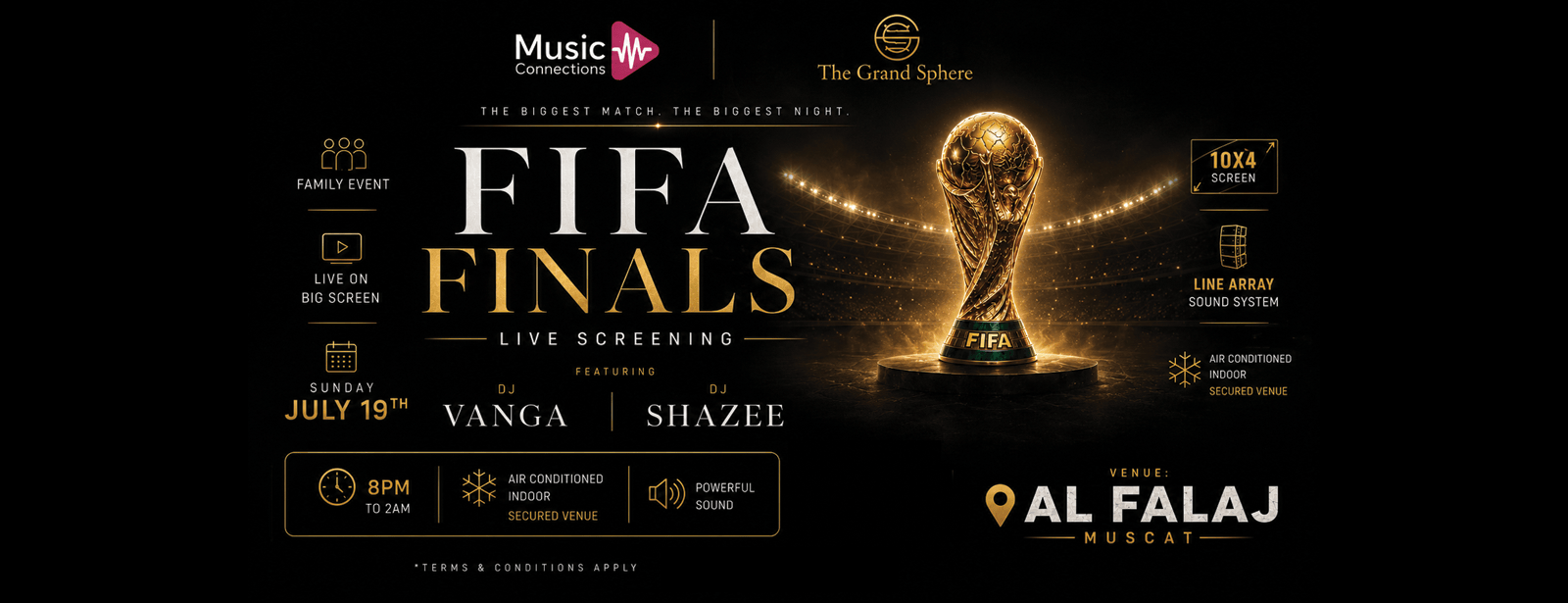 FIFA Finals Live Screening in Muscat Sports Events at dubaitraveltours.com