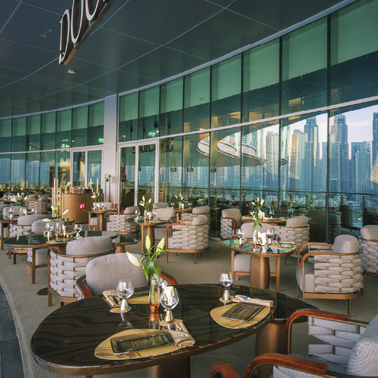 Dining experience at Doors Dubai Mall