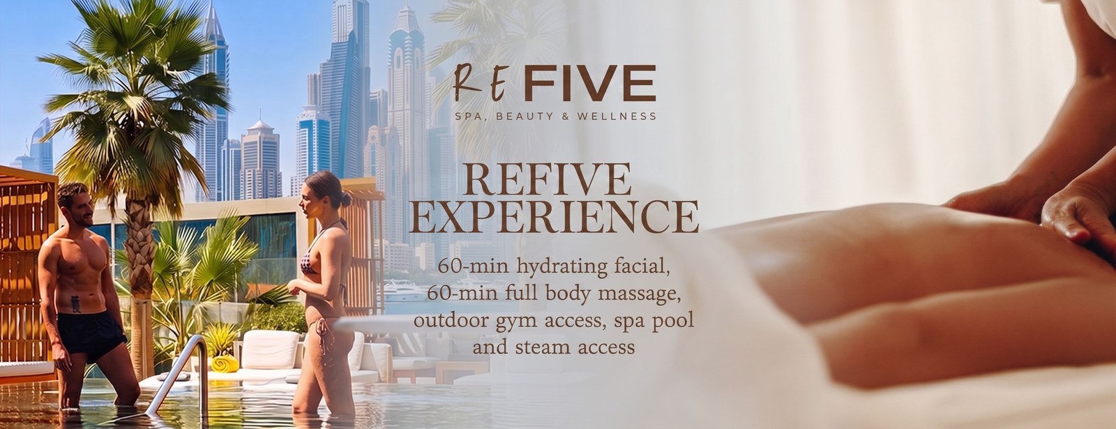 ReFIVE Spa at Palm Jumeriah Experiences at dubaitraveltours.com