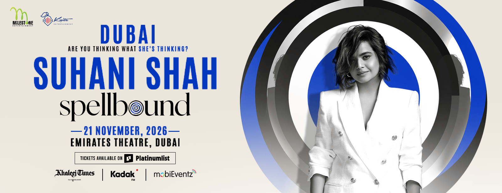 Suhani Shah Spellbound in Dubai Shows and Theatrical Plays at dubaitraveltours.com