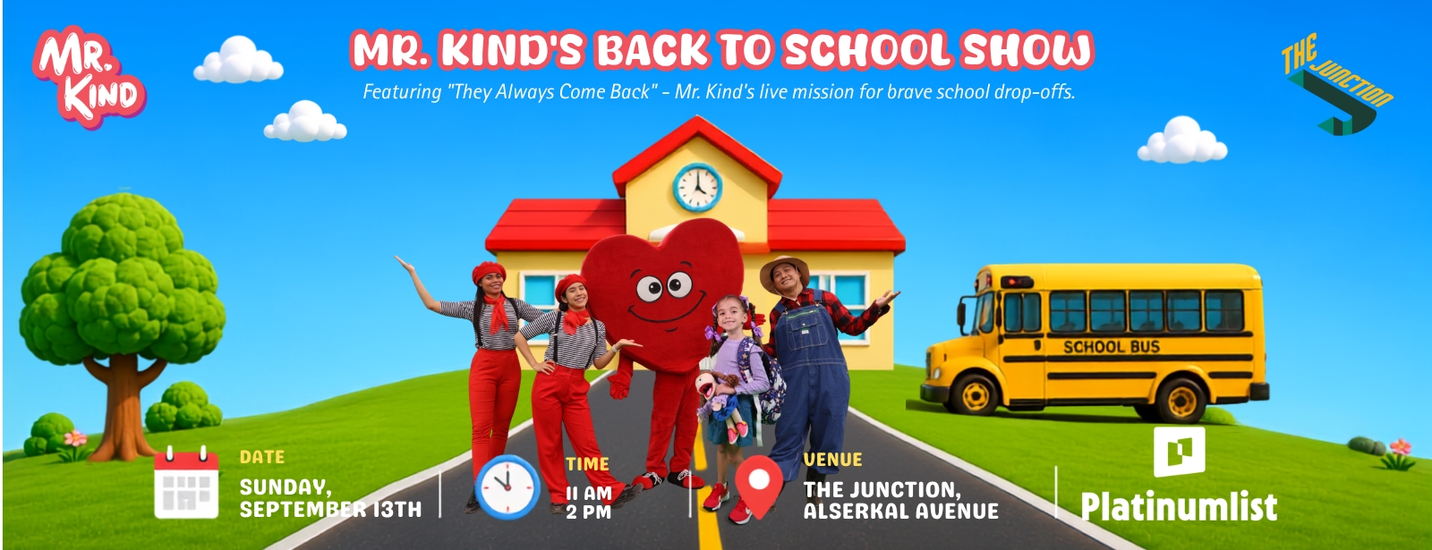 Mr. Kind's Back-to-School Live Show at The Junction in Dubai Shows and Theatrical Plays at dubaitrades.com Mr. Kind's Back-to-School Live Show at The Junction in Dubai Shows and Theatrical Plays at dubaitrades.com