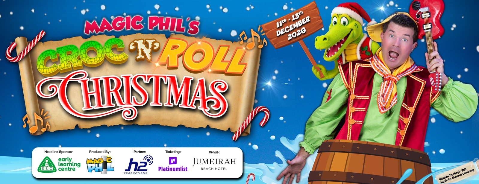 Magic Phil's Croc 'N' Roll Christmas in Dubai Shows and Theatrical Plays at dubaitraveltours.com