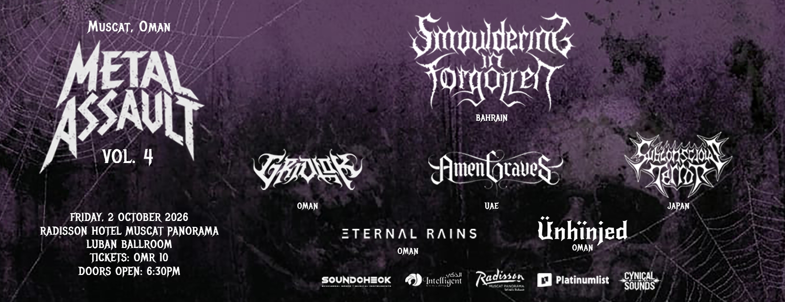 Metal Assault Vol. 4 in Muscat Concerts at dubaitraveltours.com