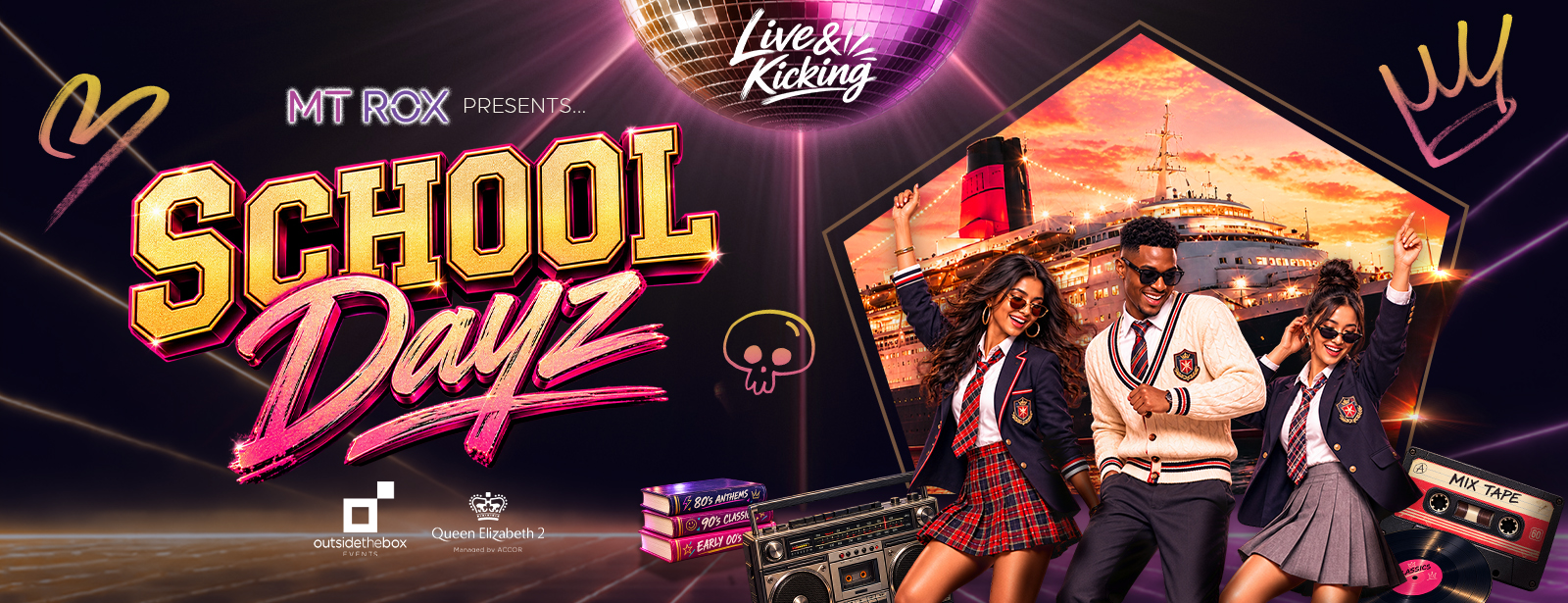 Live & Kicking: School Dayz Party in Dubai Nightlife at dubaitraveltours.com