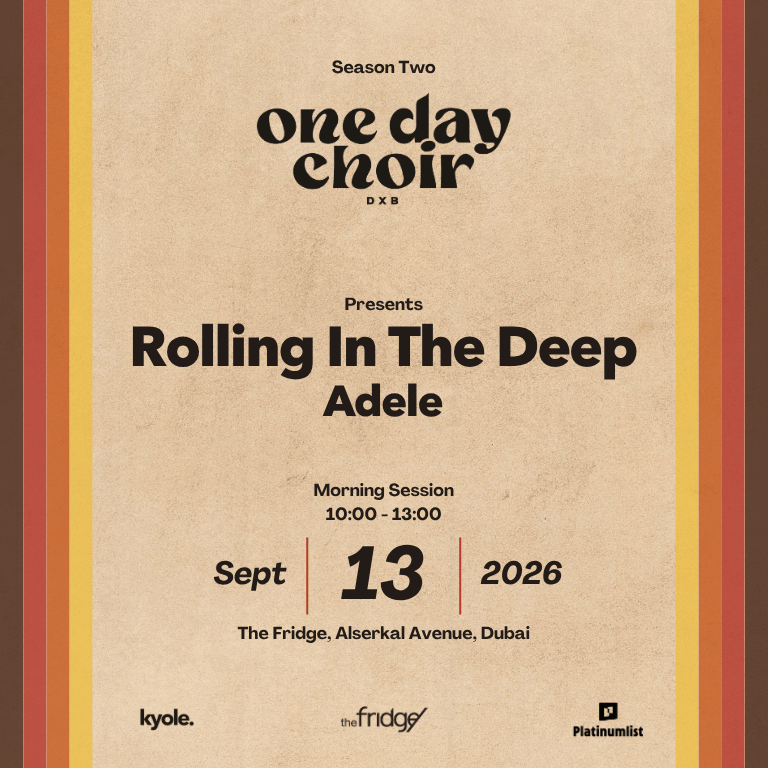 One Day Choir DXB Presents 'Rolling in the Deep' - Morning Session