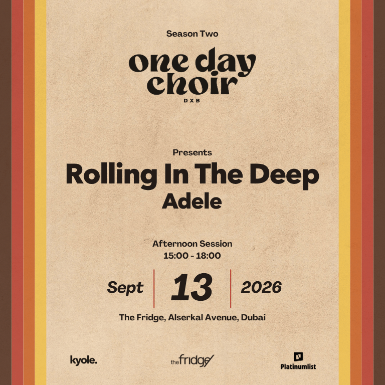 One Day Choir DXB Presents 'Rolling in The Deep' - Afternoon Session in Dubai