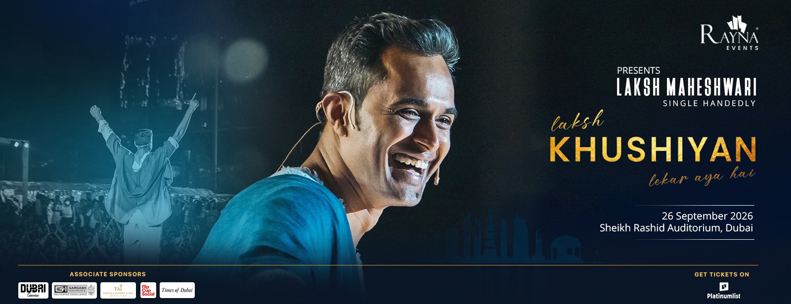 KHUSHIYAN: A Live Storytelling Experience Featuring Laksh Maheshwari in Dubai Concerts at dubaitrades.com KHUSHIYAN: A Live Storytelling Experience Featuring Laksh Maheshwari in Dubai Concerts at dubaitrades.com