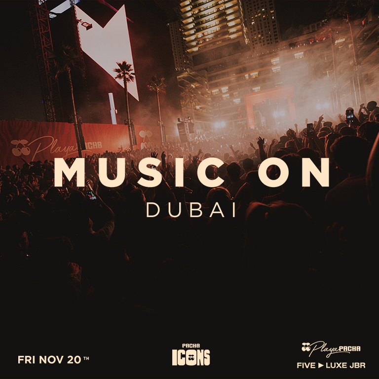 Marco Carola presents Music On | Pacha Icons in Dubai