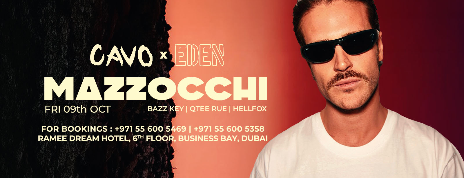 Eden Presents Mazzocch at Cavo in Dubai Nightlife at dubaitraveltours.com