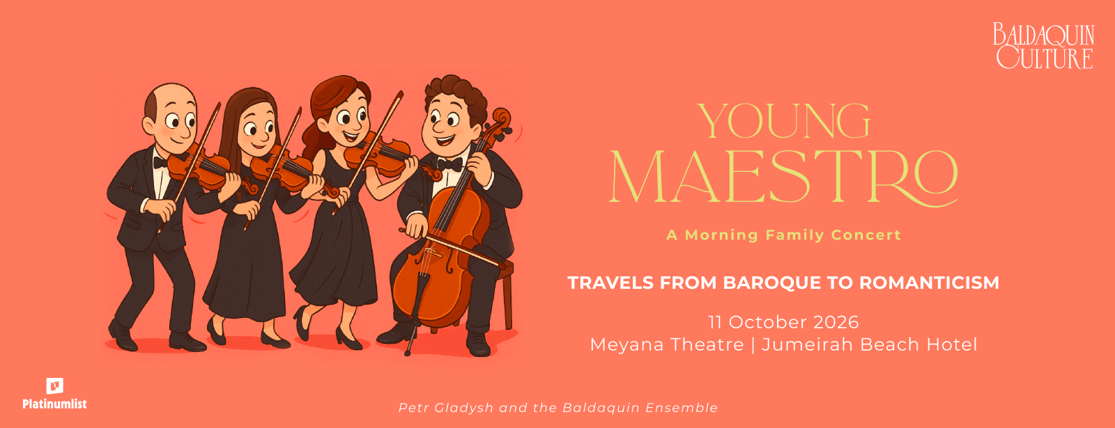 Young Maestro - Travels from Baroque to Romanticism in Dubai Shows and Theatrical Plays at dubaitrades.com Young Maestro - Travels from Baroque to Romanticism in Dubai Shows and Theatrical Plays at dubaitrades.com