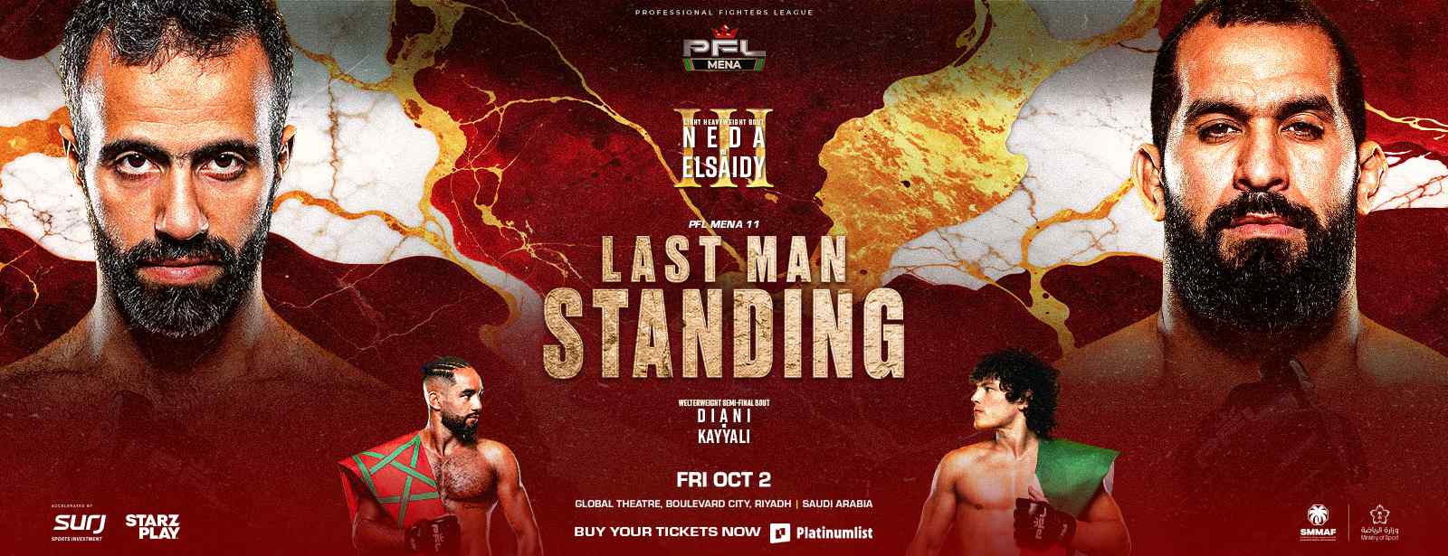 PFL MENA 11: Last Man Standing Sports Events at dubaitraveltours.com
