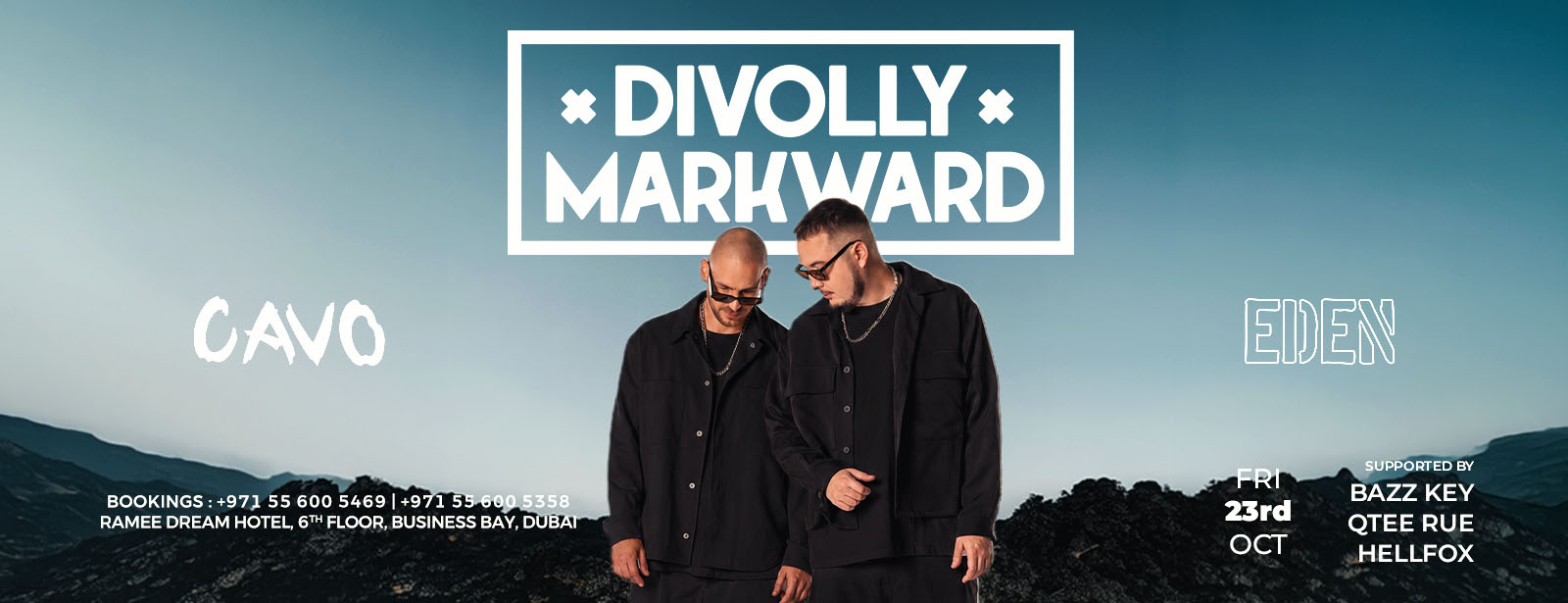 Eden presents Divolly and Markward live at Cavo in Dubai Nightlife at dubaitraveltours.com Eden presents Divolly and Markward live at Cavo in Dubai Nightlife at dubaitraveltours.com
