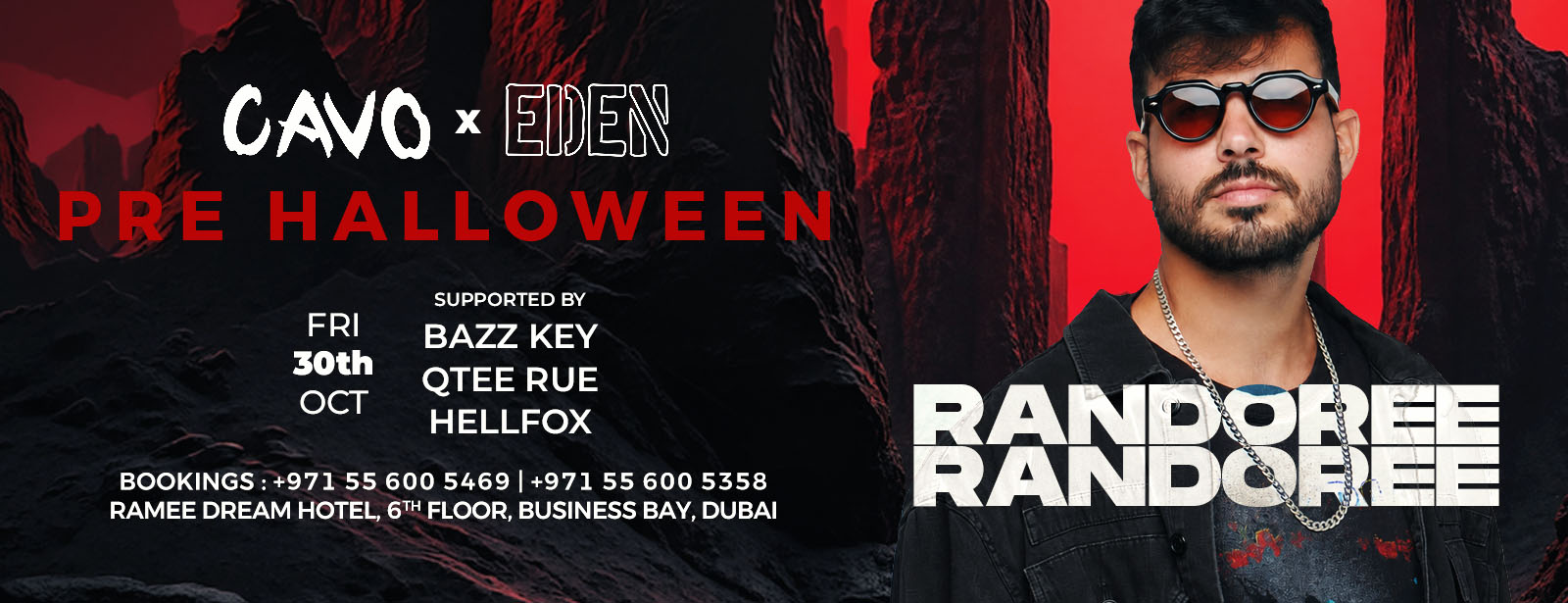 Eden presents Randoree live at Cavo in Dubai Nightlife at dubaitraveltours.com