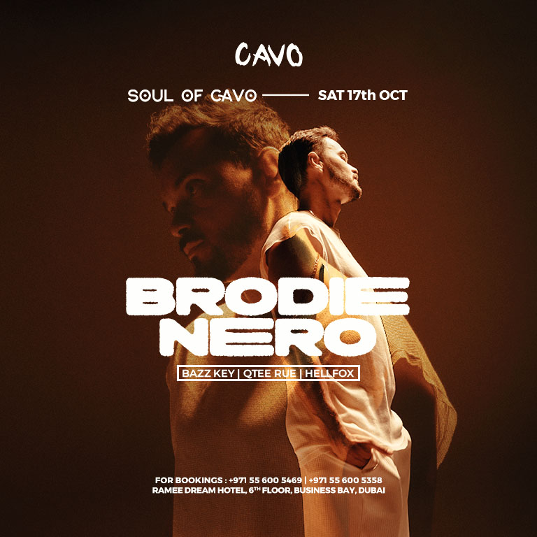 Soul of Cavo presents Brodie Nero live in Dubai
