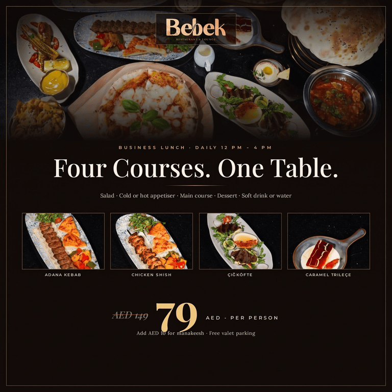 Premium Business Lunch at Bebek Restaurant & Lounge