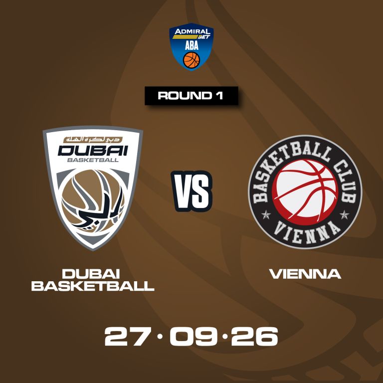Dubai Basketball vs BC Vienna in Dubai