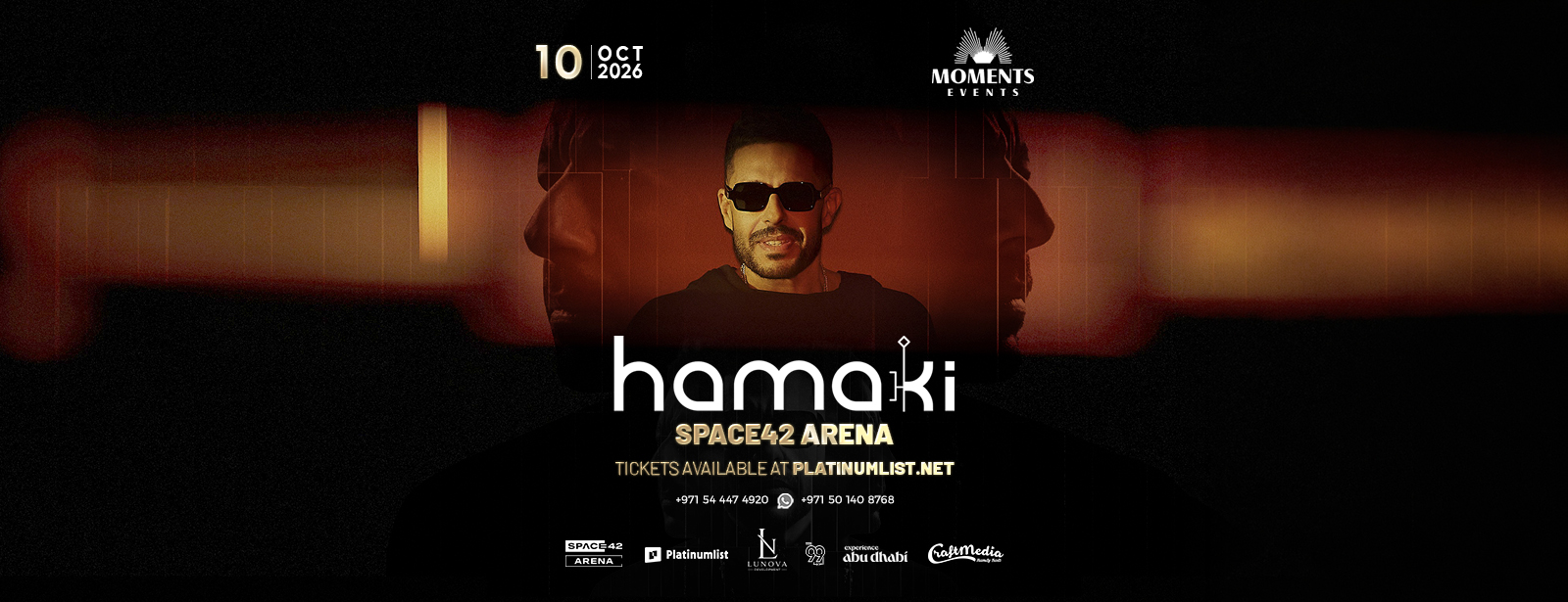 Mohamed Hamaki Live at Space42 Arena in Abu Dhabi Concerts at dubaitraveltours.com