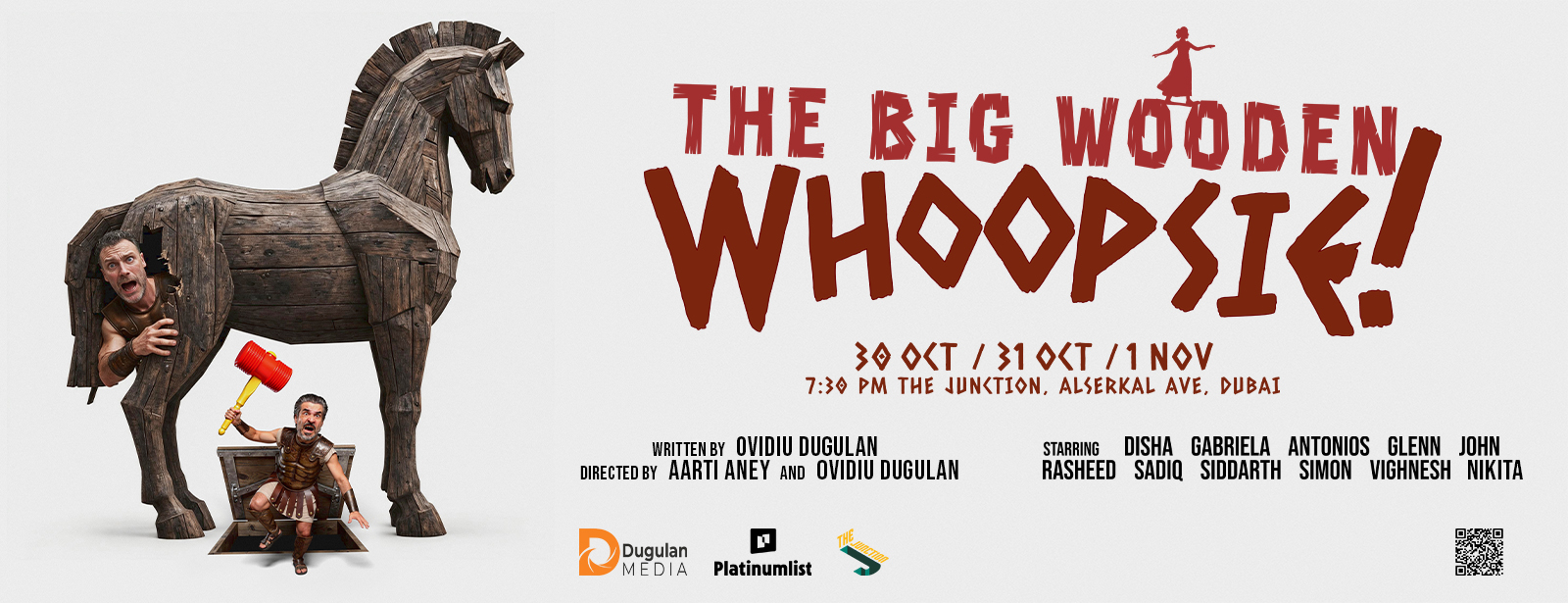 The Big Wooden Whoopsie at The Junction in Dubai Shows and Theatrical Plays at dubaitraveltours.com The Big Wooden Whoopsie at The Junction in Dubai Shows and Theatrical Plays at dubaitraveltours.com