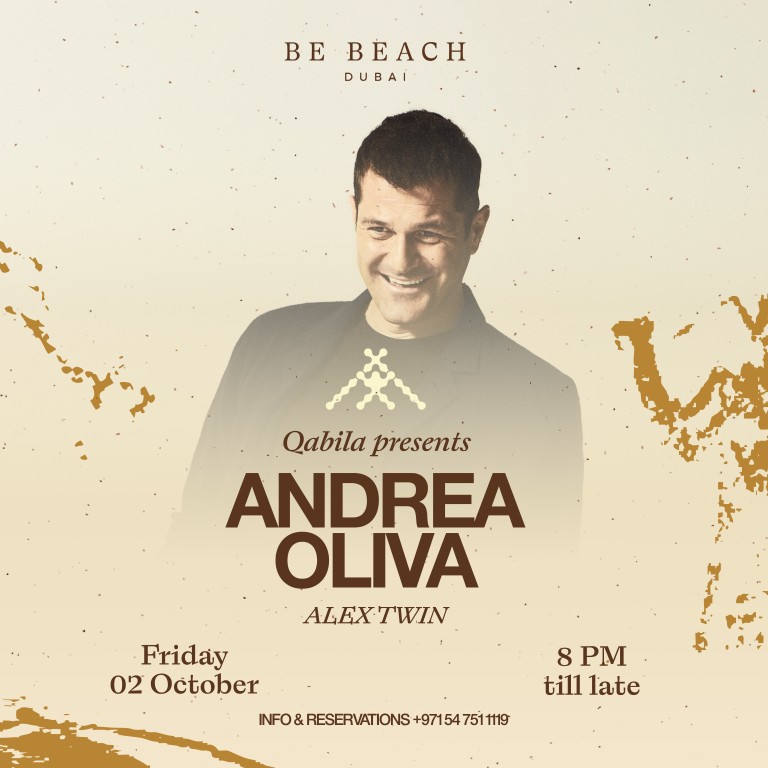 Andrea Oliva at Be Beach Dubai