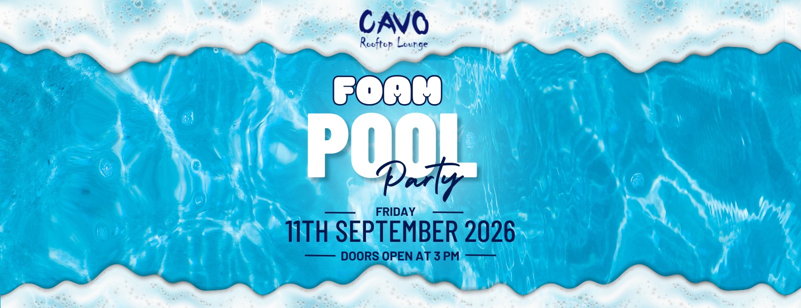 Foam Pool Party at Cavo Rooftop Nightlife at dubaitraveltours.com