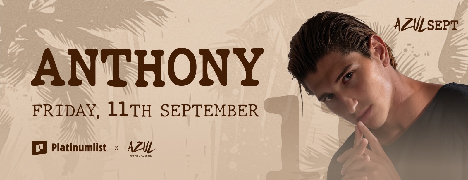 DJ Anthony live at Azul Beach, Bahrain Nightlife at dubaitraveltours.com
