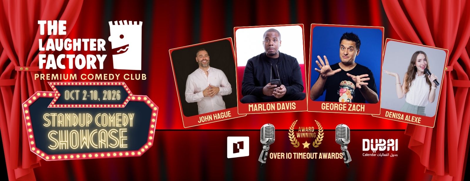 Three Decades. Thousands of Comedians. One Great Night Out in Dubai Comedy Events at dubaitrades.com Three Decades. Thousands of Comedians. One Great Night Out in Dubai Comedy Events at dubaitrades.com
