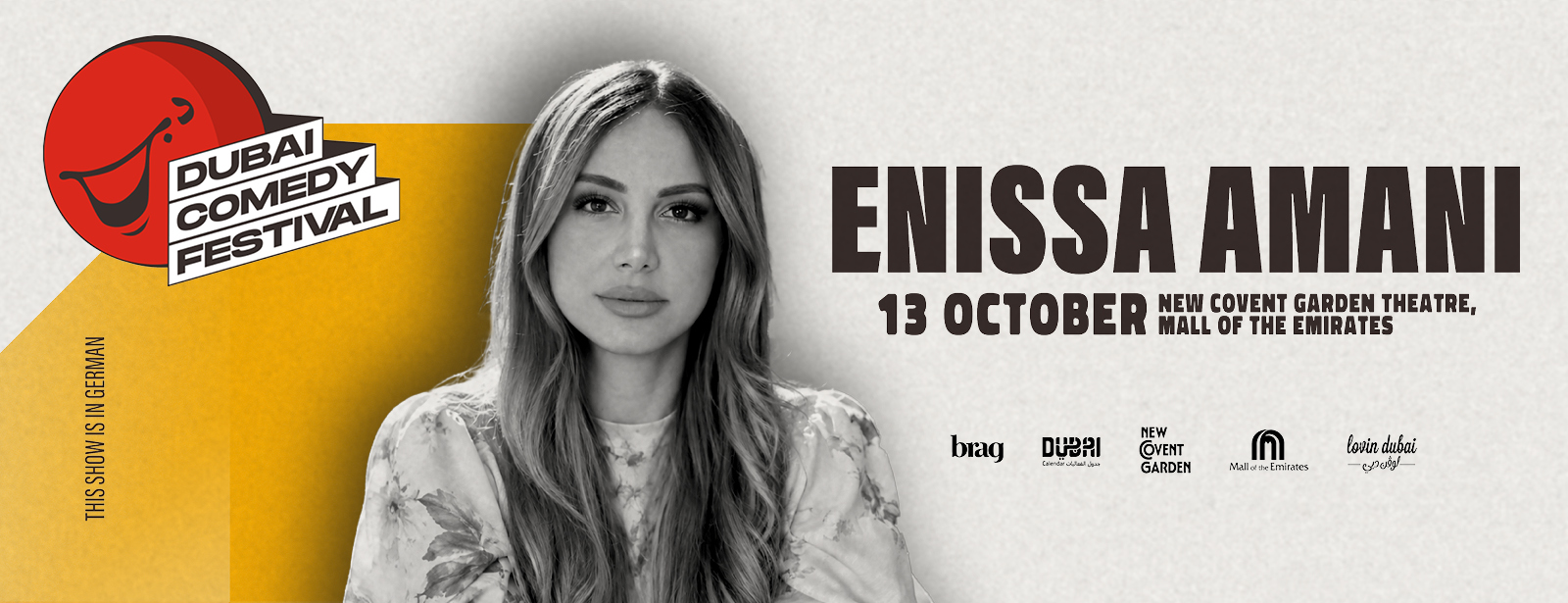Enissa Amani Live at Dubai Comedy Festival Concerts at dubaitrades.com Enissa Amani Live at Dubai Comedy Festival Concerts at dubaitrades.com