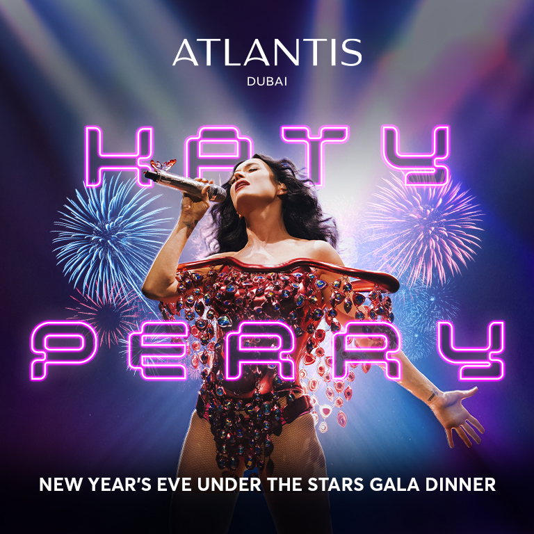 New Year's Eve Under The Stars Gala Dinner Featuring Katy Perry In Dubai
