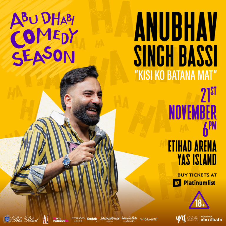 Anubhav Singh Bassi Live - Kisi Ko Batana Mat in Abu Dhabi