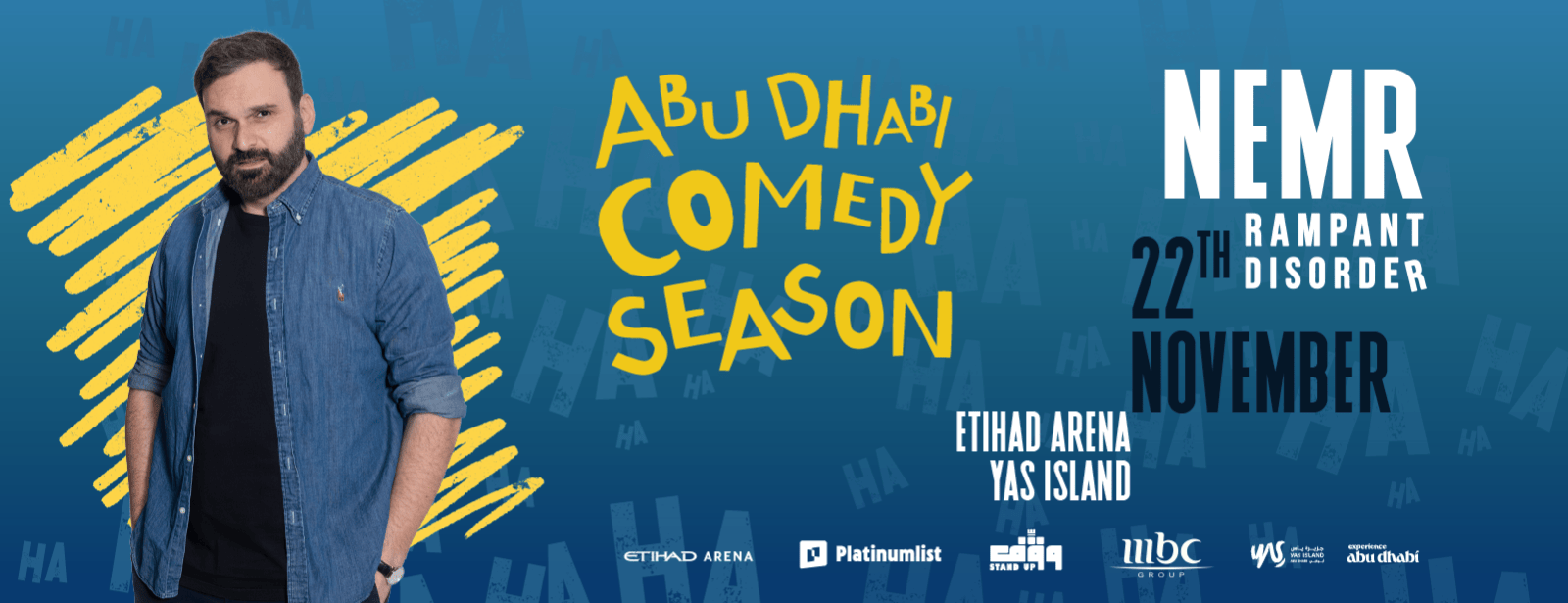 MBC Presents NEMR: Rampant Disorder – Abu Dhabi Comedy Season Shows and Theatrical Plays at dubaitrades.com MBC Presents NEMR: Rampant Disorder – Abu Dhabi Comedy Season Shows and Theatrical Plays at dubaitrades.com