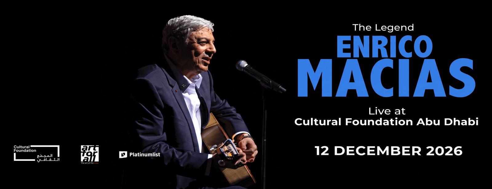 The Legend Enrico Macias Live at Cultural Foundation in Abu Dhabi Concerts at dubaitrades.com The Legend Enrico Macias Live at Cultural Foundation in Abu Dhabi Concerts at dubaitrades.com