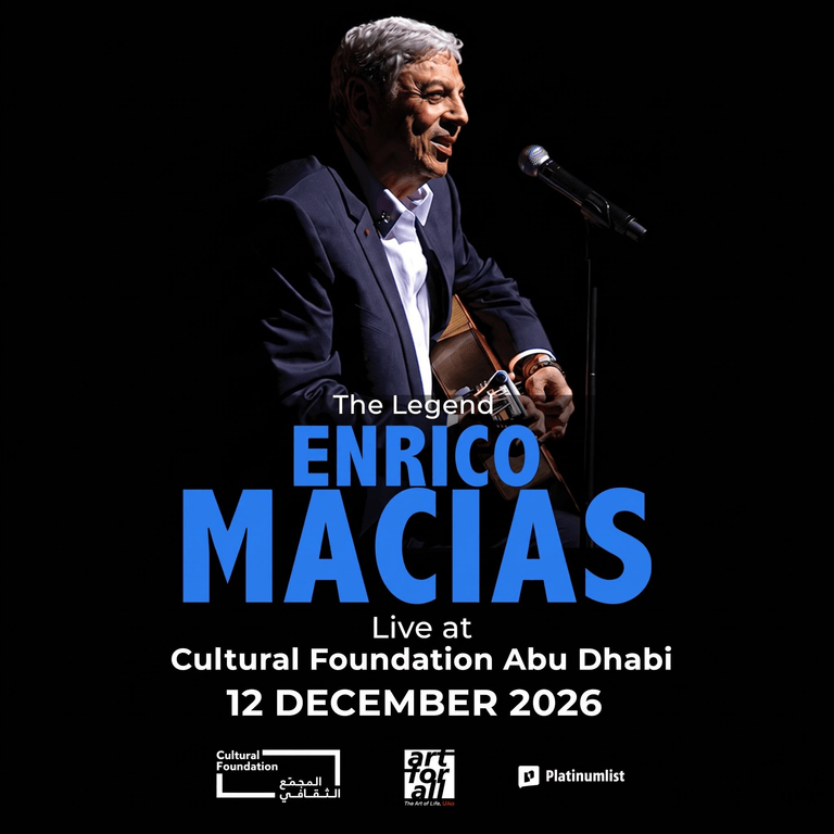 The Legend Enrico Macias Live at Cultural Foundation in Abu Dhabi